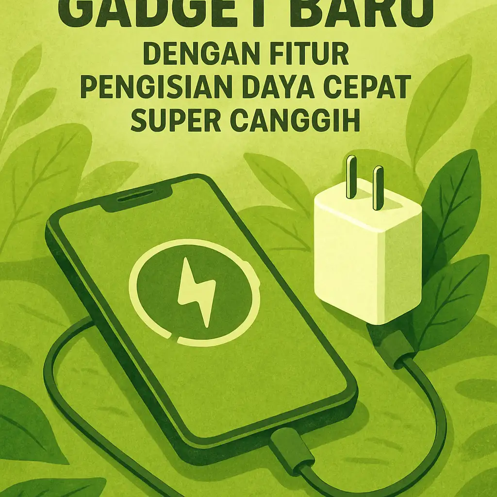 Gadget Baru Dengan Fitur Pengisian Daya Cepat Super Canggih
