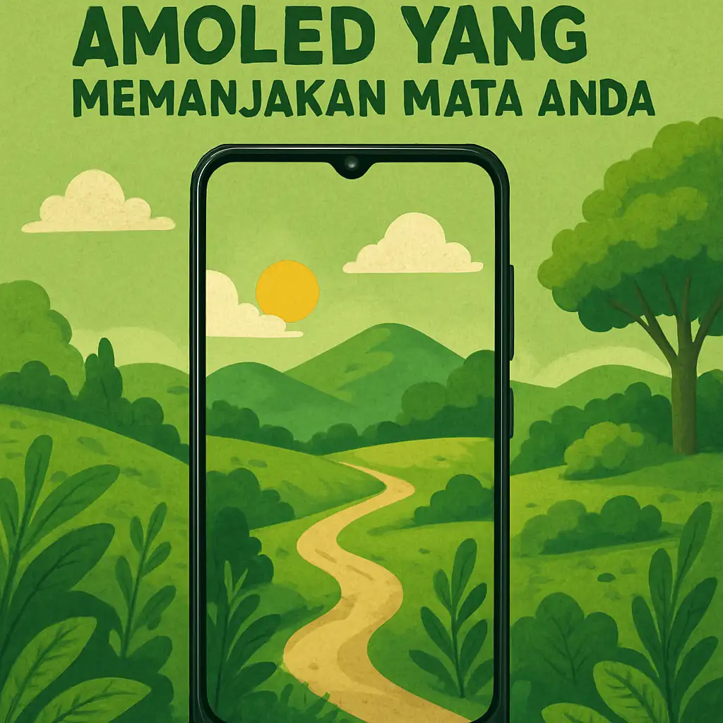 Smartphone Dengan Layar AMOLED Yang Memanjakan Mata Anda